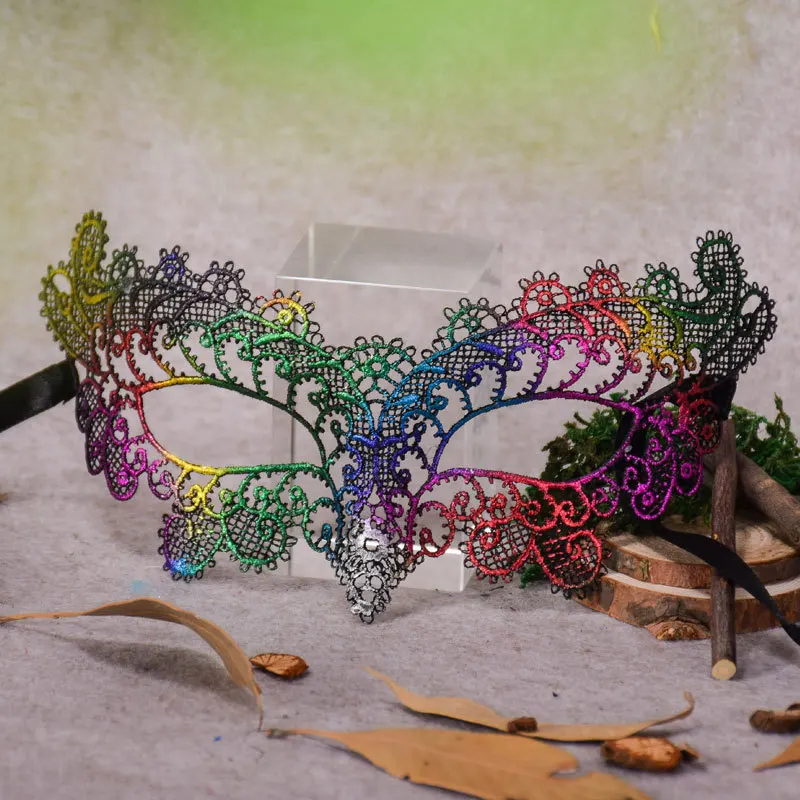 Familysky Женская Сексуальная Маскарадная маска из кружева для карнавала Хэллоуина