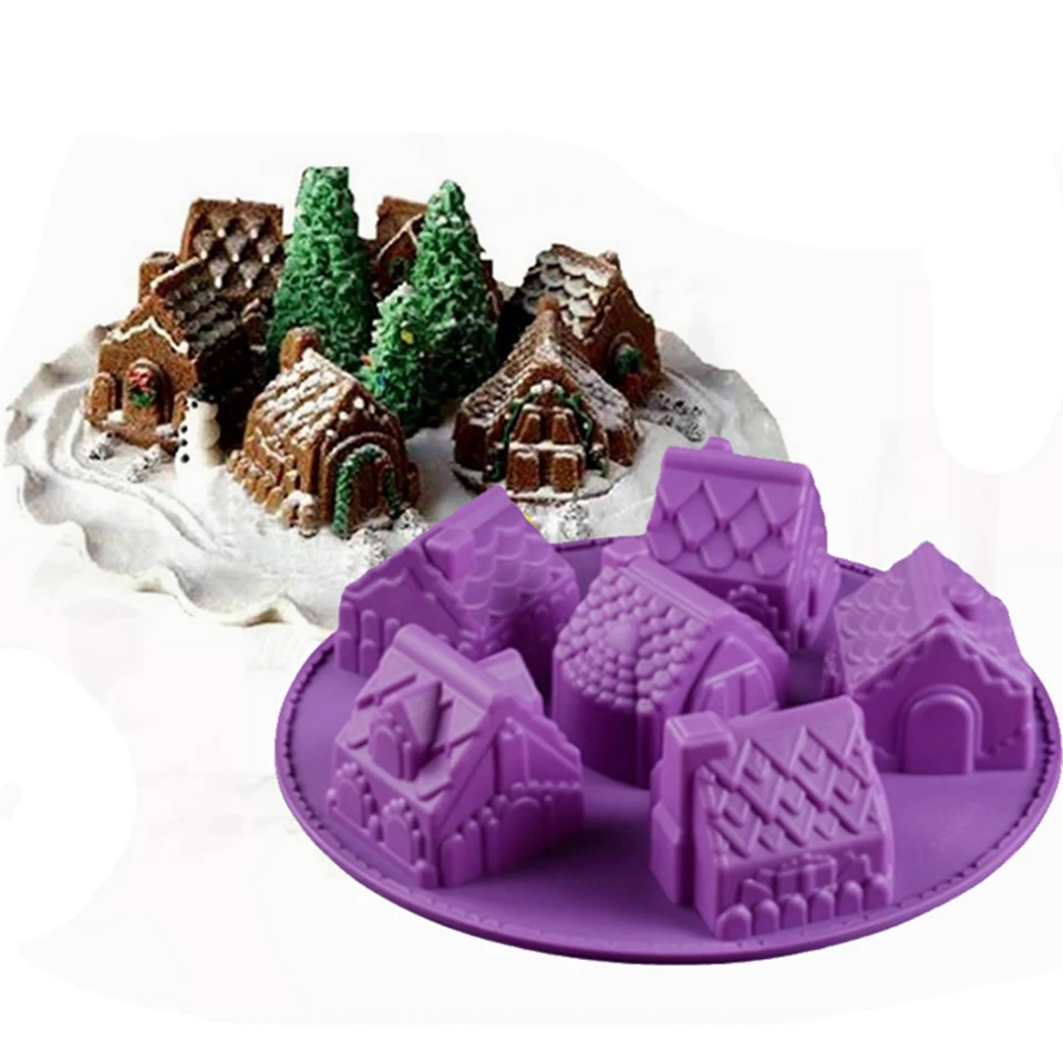 Transhome силиконовые формы для выпечки антипригарные круглые 8 отверстий духовка