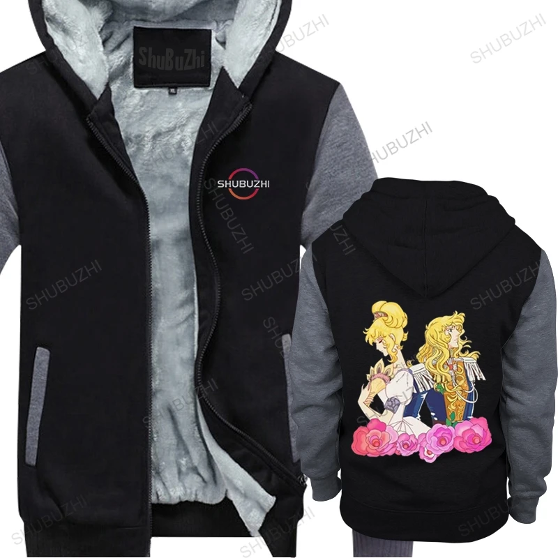 

Fashion winter hoody Men Lady Oscar Girl And Boy Androgyne hoodie Pure brand Cotton hooded coat Tops The Rose Of Versailles