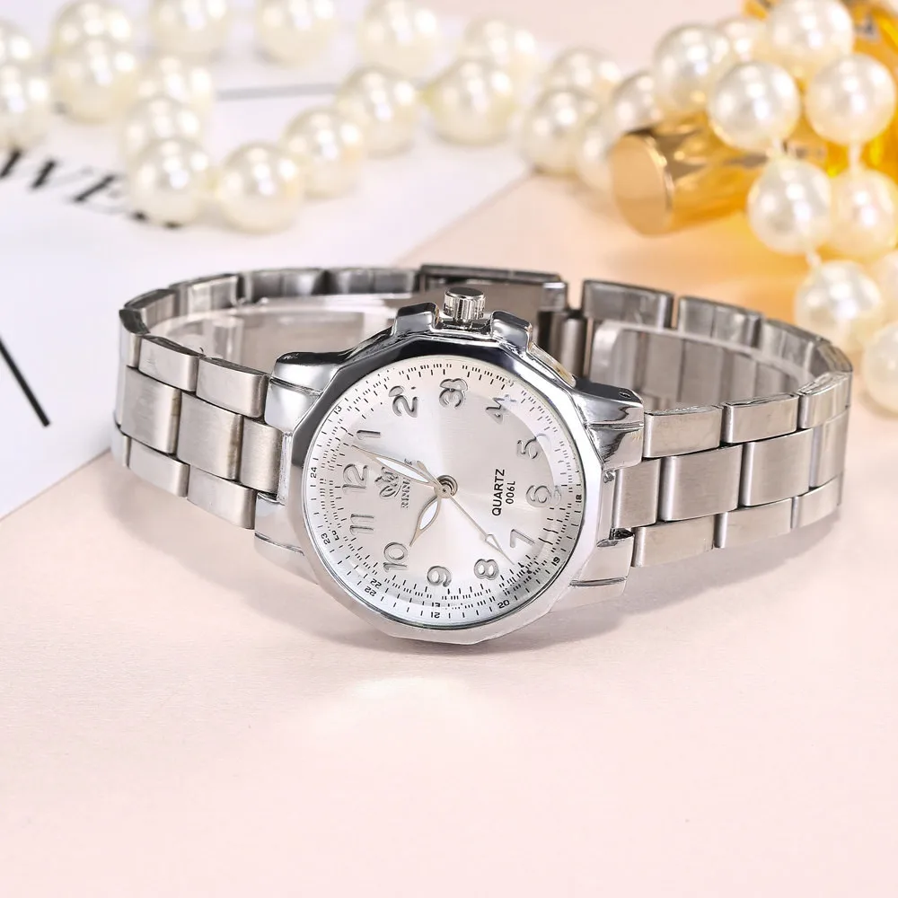 

2020 New Women Luxury Watch Ladies Dress Fashion Love Stainless Steel Band Analog Quartz Round Wrist Watch Watches Zegarek Damsk