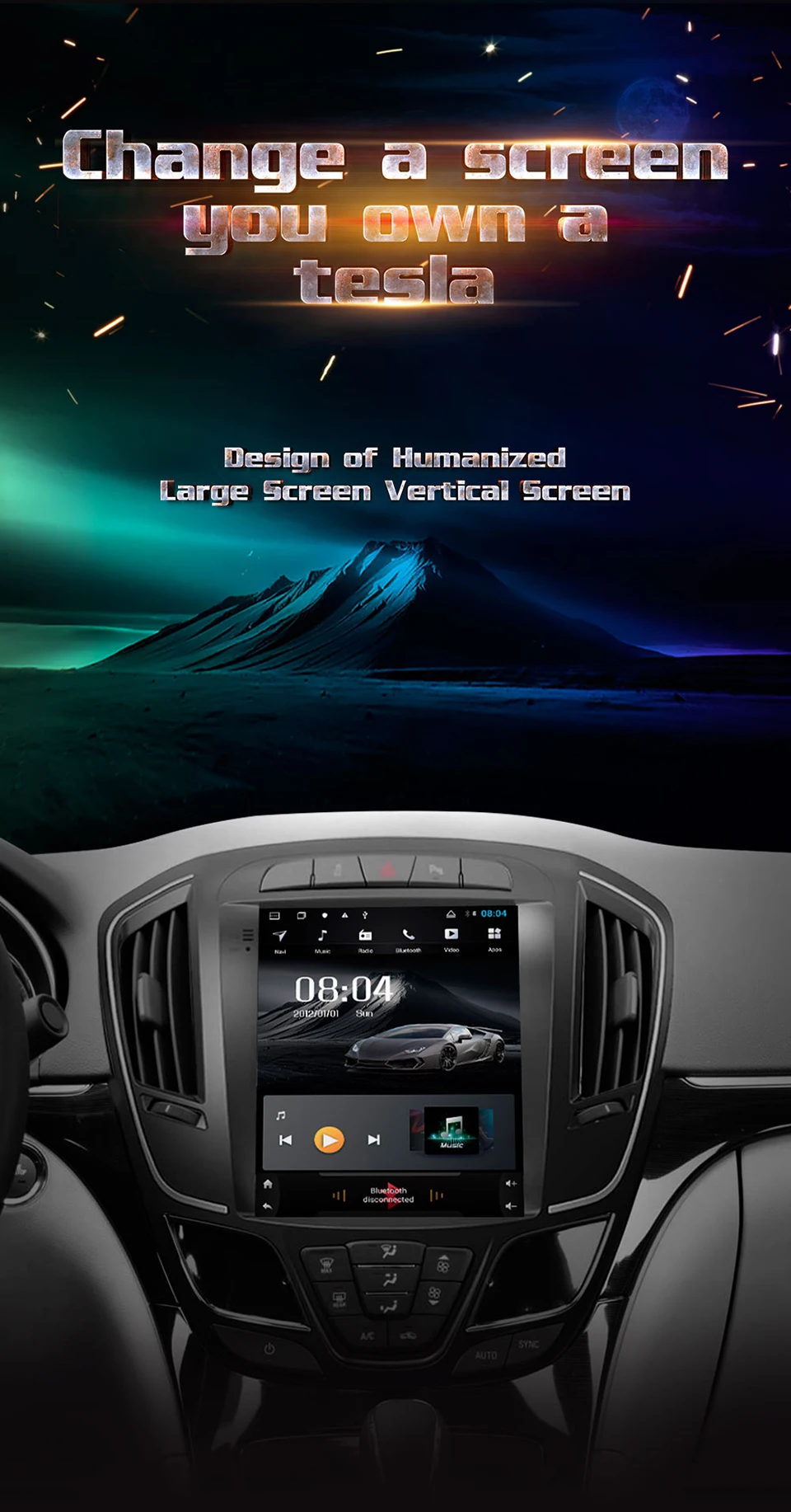 Android 9,0 2G ram Автомобильный gps Мультимедиа Стерео радиоплеер для Buick opel insignia 2009-2013 лет навигационная система