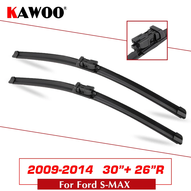2009-2014 3026R KAWOO для Ford для S-MAX автомобиля Elantra Accent Tucson Windcreen дворники 2006 2007 2008 2009 2010 2011 2012 2013 - Цвет: 2009-2014 3026R