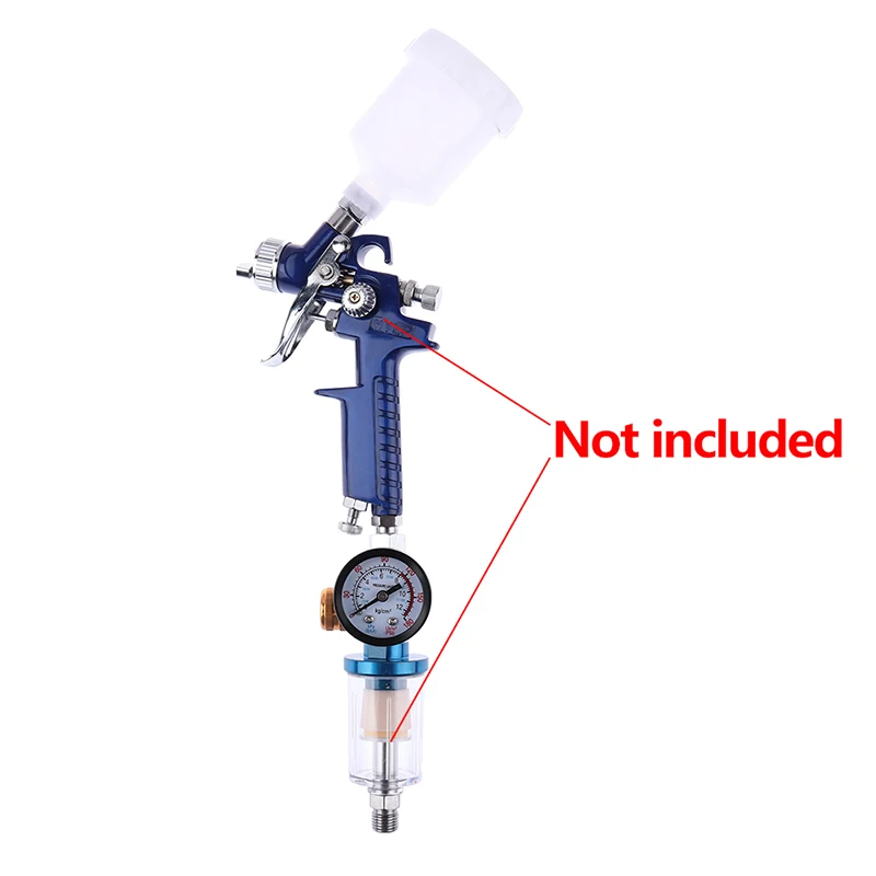 

1/4NPT HVLP Spary Gun Regulator Air Pressure Gauge Regulator For Spray Gun New Arrival