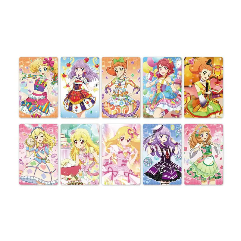 10 шт. Aikatsu Friends! Карта аниме стикер s крапленая карта стикер дети стикерные игрушки для детей коллекция подарок