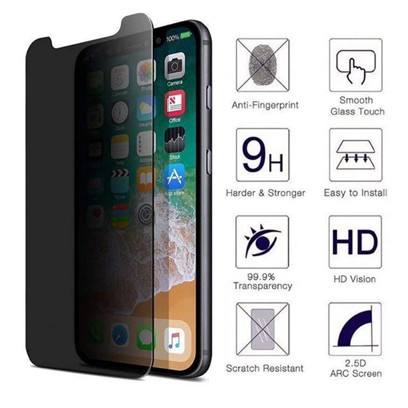 Защитное стекло для iPhone 11 12 Pro Max Mini Защита экрана 7 8 6 6S Plus X XR Xs Max|Защитные стёкла и
