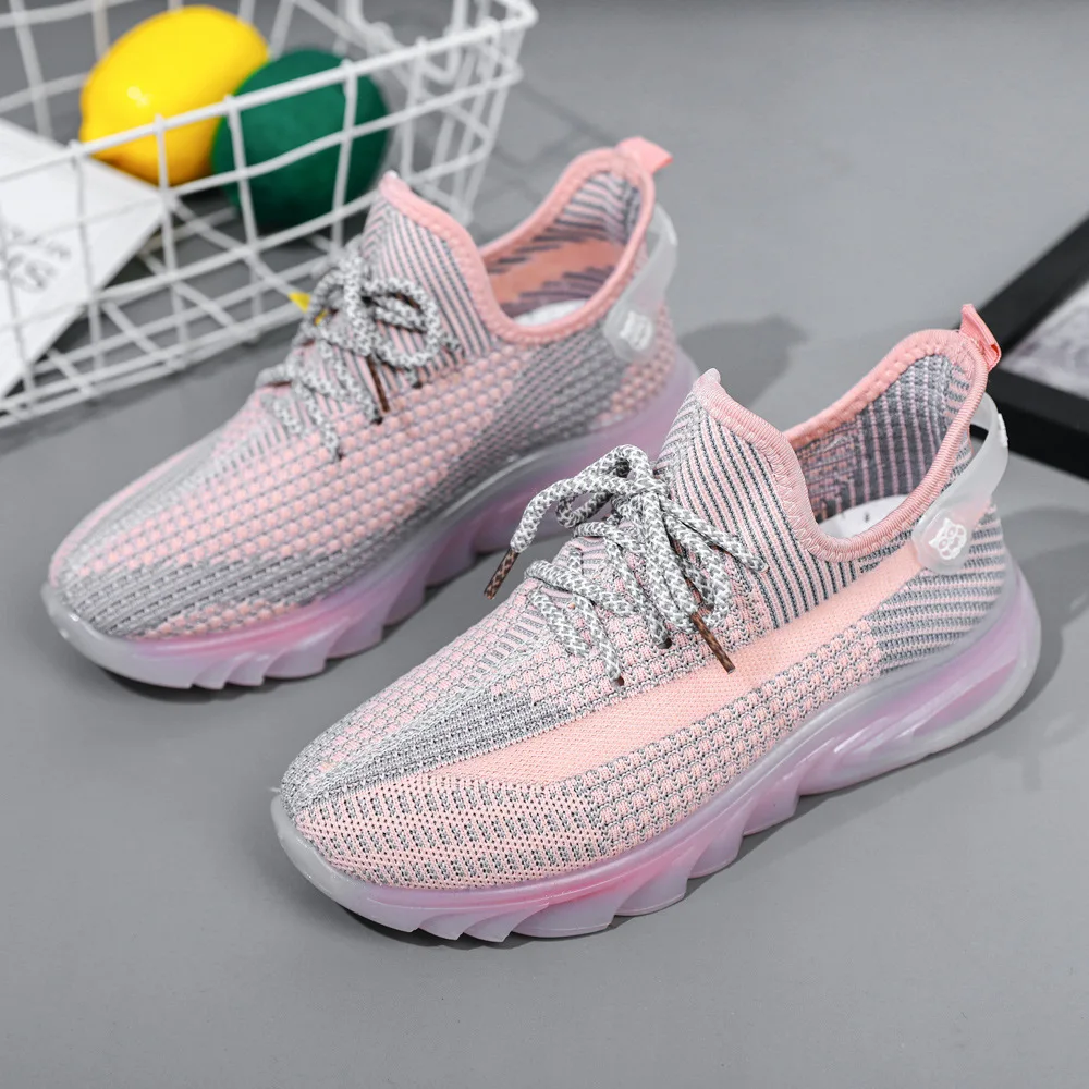 

2021 Women Fashion School Chunky Sneakers Casual Outdoor Shoes Autumn Female Retro Comfortable Dad Flats Platform Lace-Up Shoes