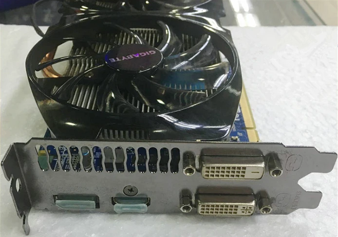 GIGABYTE GT 630 1GB видеокарта GV-N630-1GI D3 128 бит GDDR3 видеокарты для nVIDIA Geforce GT630 1G HDMI Dvi VGA карты б/у