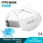 FFP2 KN95 Mascarillas CE Health 95% фильтрующие маски для лица, безопасная дышащая маска для рта с заушными петлями, маска Kn95
