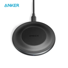 Anker 15W Max Wireless Charger with USB-C, PowerWave Alloy Pad, Qi Certified Fast Charging for iPhone SE, 11, 11 Pro, 11 Pro Max