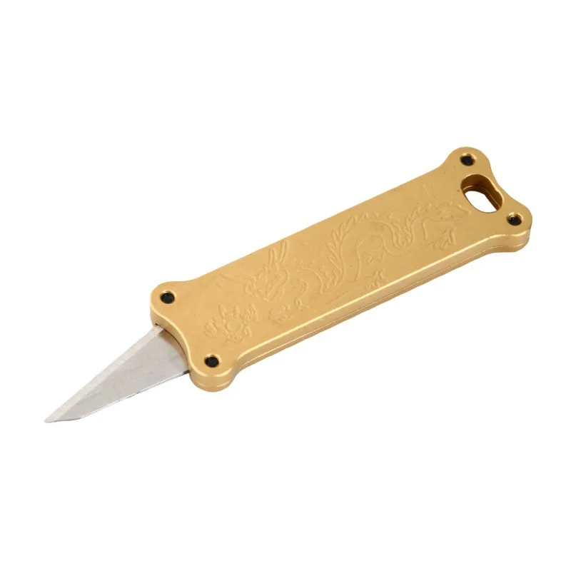EDC Multipurpose Pocket Cutter Keychain Multifunctional Multi Tool Camping Outdoor Pare Peeler Portable Metal Cutlery Survival T