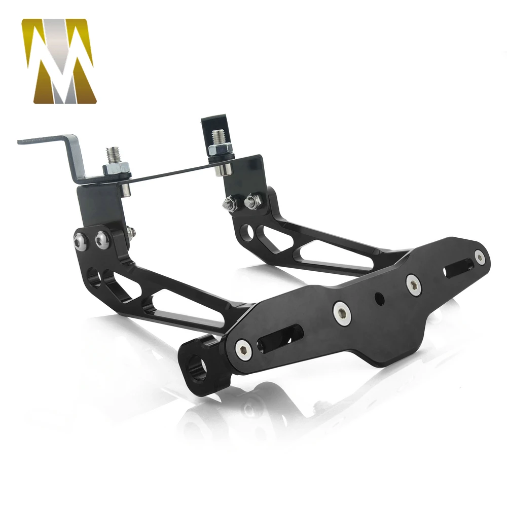 

Motorcycle Rear Registration License Number Plate Holder Frame Bracket Angle Adjustable For KTM DUKE KAWASAKI YAMAHA