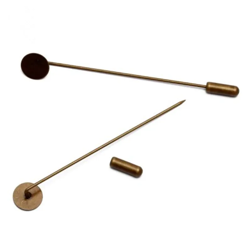 10 шт. 65/93 мм Нагрудный Знак Брошь Кабошон баз Безопасность шпильки базы пустая