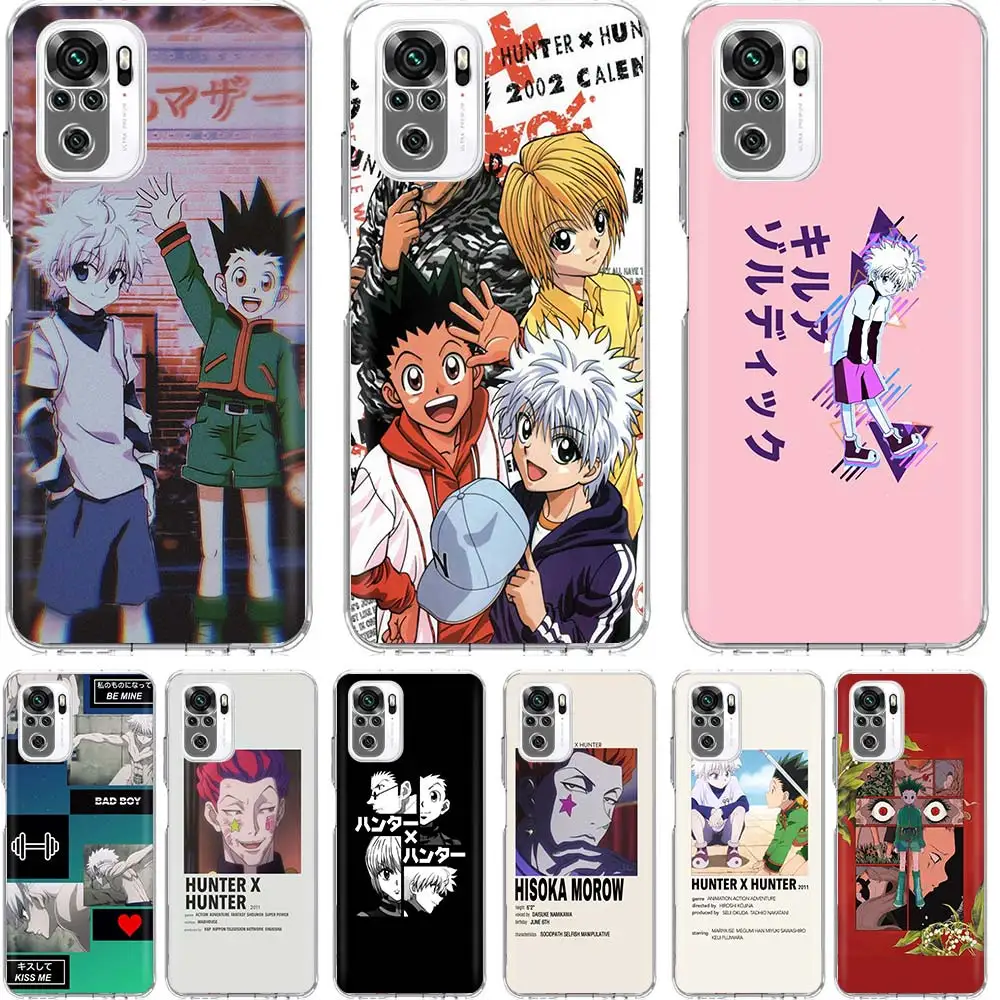 

Hunter X Hunter HXH Anime Phone Case Funda For Xiaomi Redmi Note 10 Pro 9S 10S 9 8 Pro 8T 8A 9A 9C 7 7A 6 6A Soft Cover Coque