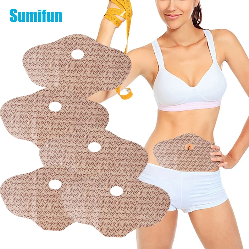 

5pcs Wonder Patch Quick Slimming Patch Belly Slim Patch Abdomen Slimming Fat Burning Navel Stick Weight Loss Slimer Tool C2516