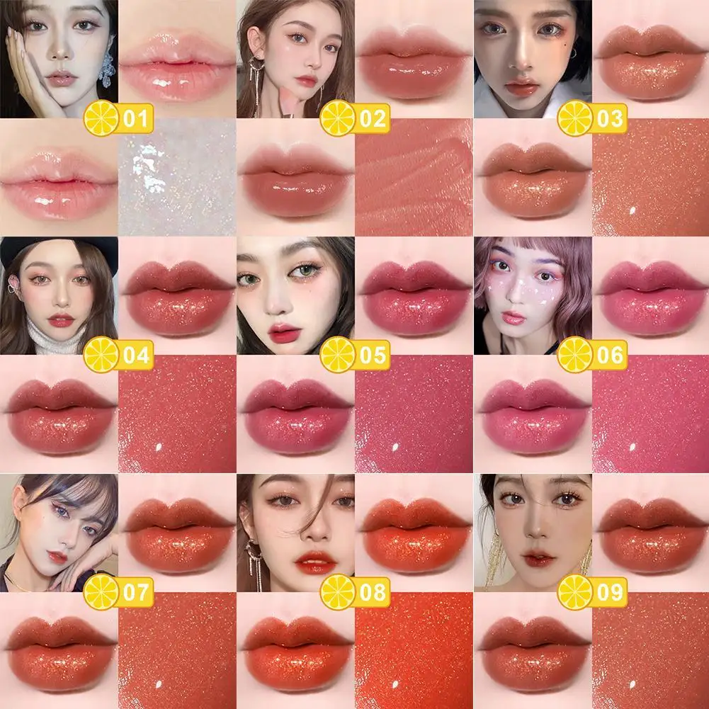 

10 Colors Mini Shiny Lip Gloss Sexy Moisturizing Long Lasting Pigment Crystal Jelly Color Lip Tint Liquid Lipstick Drop Shipping