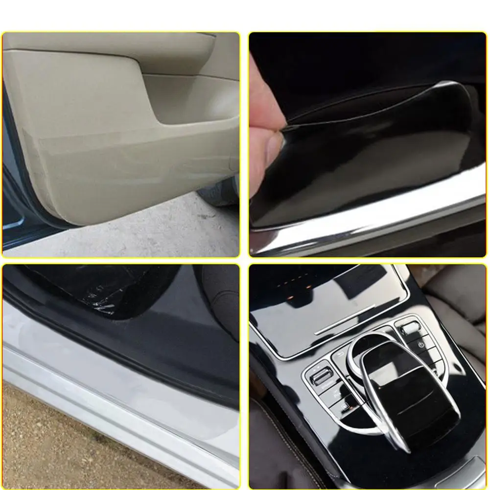 Автомобильный корпус дверь ручка края краски защитная пленка против царапин