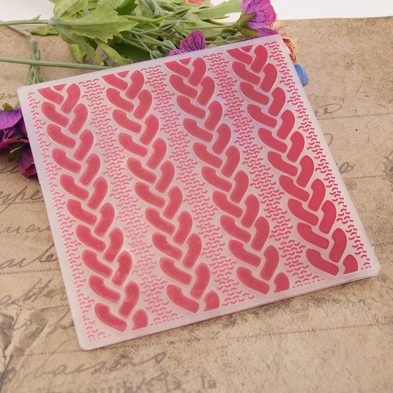 DIY Photo Album Stencils Template Craft Card Plastic Hemp Embossing Paper Cards Making Folders 1Pcs | Дом и сад