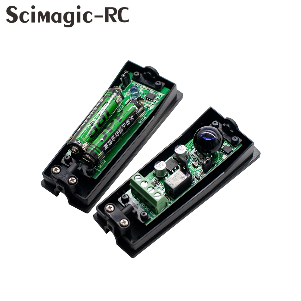 12VDC 24VDC 10m Battery powered safety beam Infrared Sensor Photo Eye Photocells infrared photocells door gate opener motor |