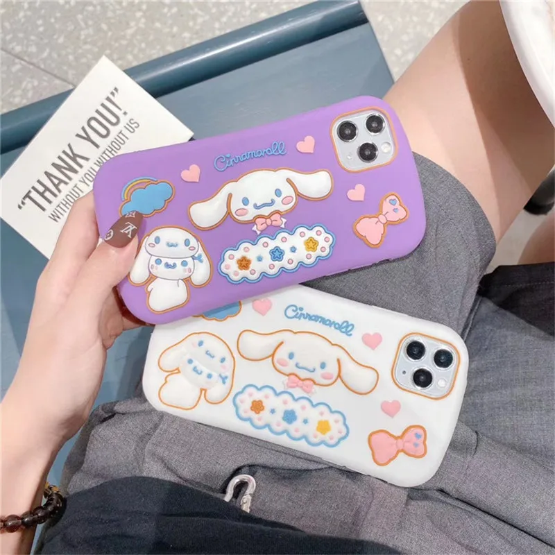 

Luxury Cartoon Cute Silicone Soft Phone Case For iPhone 7 8 Plus 2020 SE X XR XS Max 11 11Pro Max 12 12Pro Max Pro Mini Case Bag