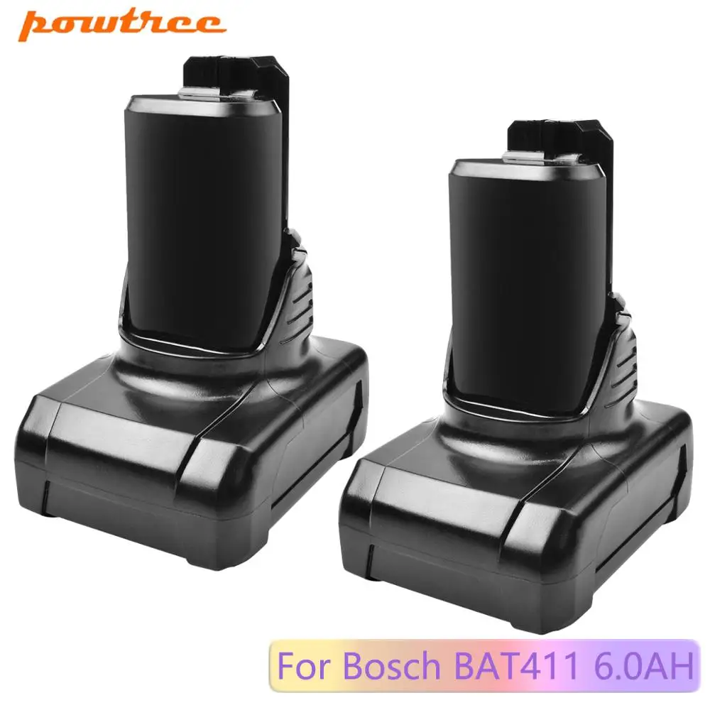Литий ионный аккумулятор Powtree для Bosch 12 В 6 0 Ач BAT420 BAT411 BAT412A GBA профессиональный