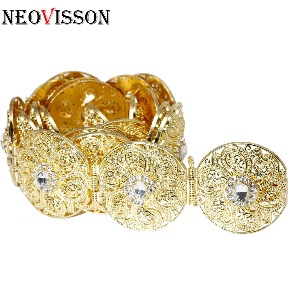 Ремень NEOVISSON металлический женский Круглый пояс в этническом стиле свадебное