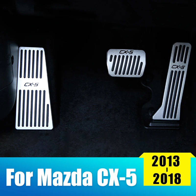 

Car Foot Fuel Accelerator Brake Pedal Cover For Mazda CX5 CX-5 CX 5 KE KF 2013 2014 2015 2016 2017 2018 2019 2020 Accessories