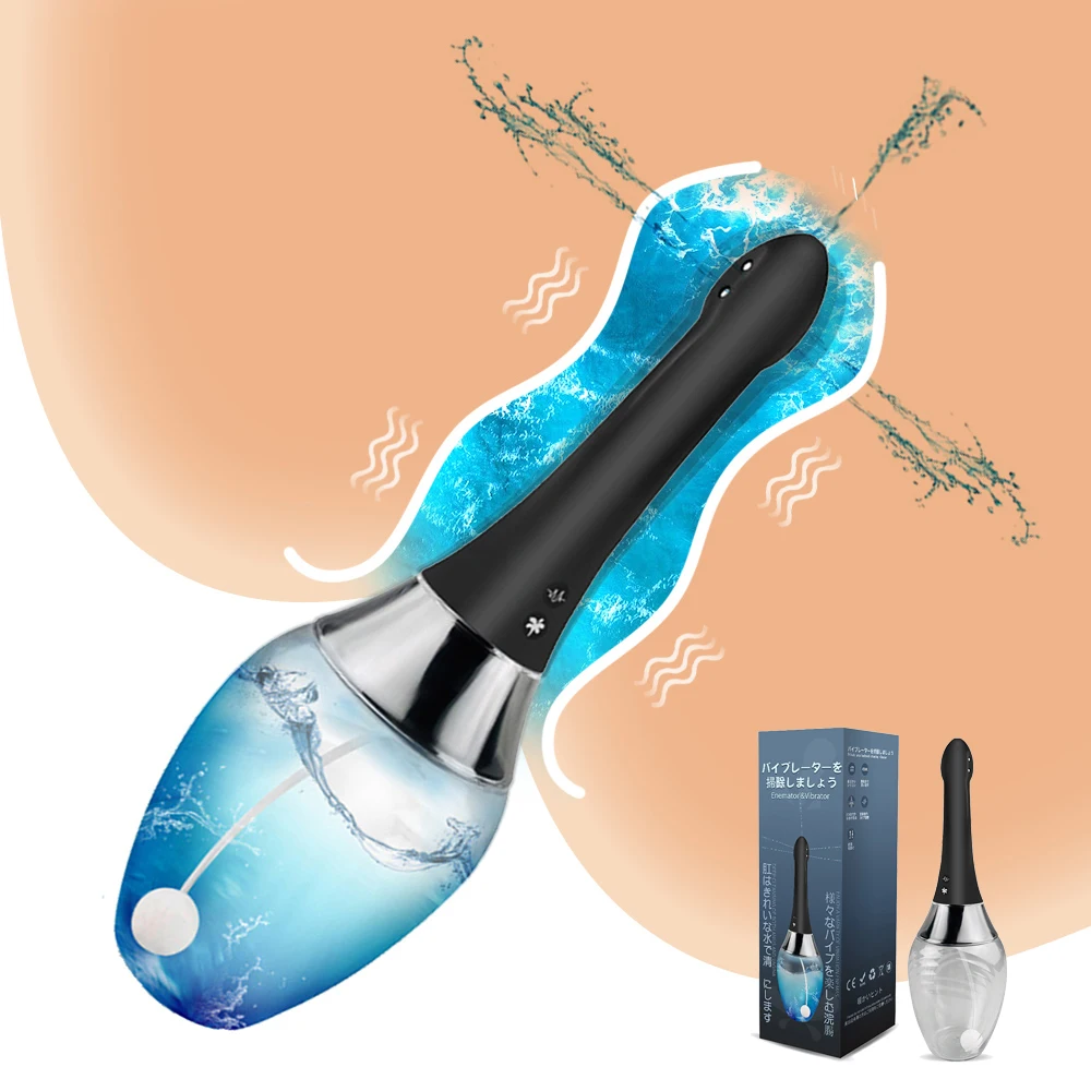 Шприц для клизмы анальная вагинальная вибрация автоматическое средство очистки