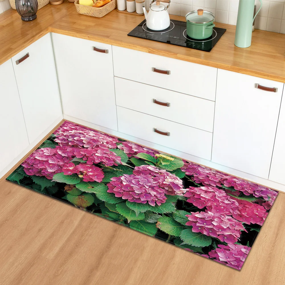 Коврик для ванной домашний ковер гостиной кухни коврик входной двери с цветочным