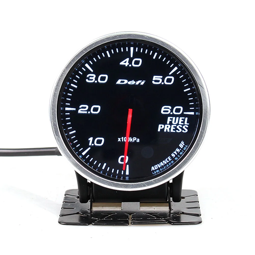 Fuel Press BAR Defi Advance BF 2,5 дюймов 60 мм 7 цветов шаговый двигатель электронный датчик турбо температура воды масла пресс масла AFR EGT автоматический датчик - Цвет: Fuel Press BAR