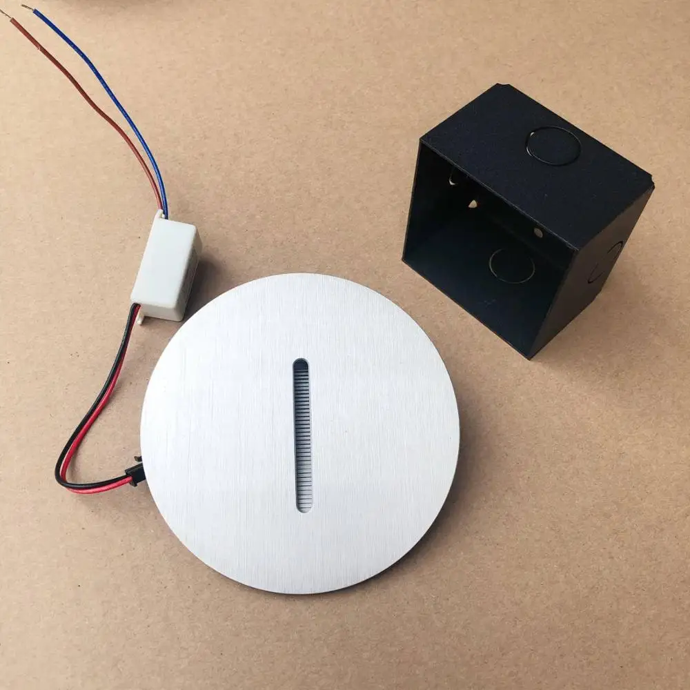 Встраиваемый светодиодный настенный светильник для лестницы уличное освещение