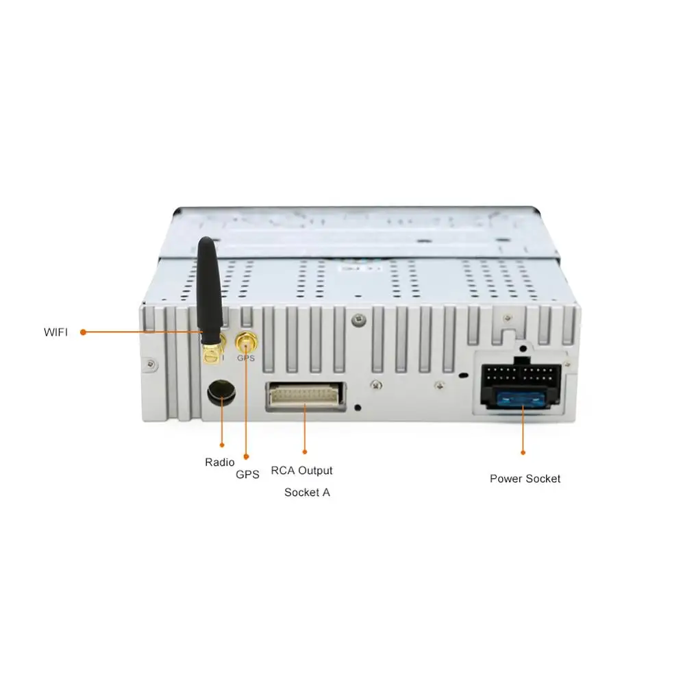 Автомагнитола на android 10 стерео система с 7 дюймовым экраном GPS Bluetooth USB камерой