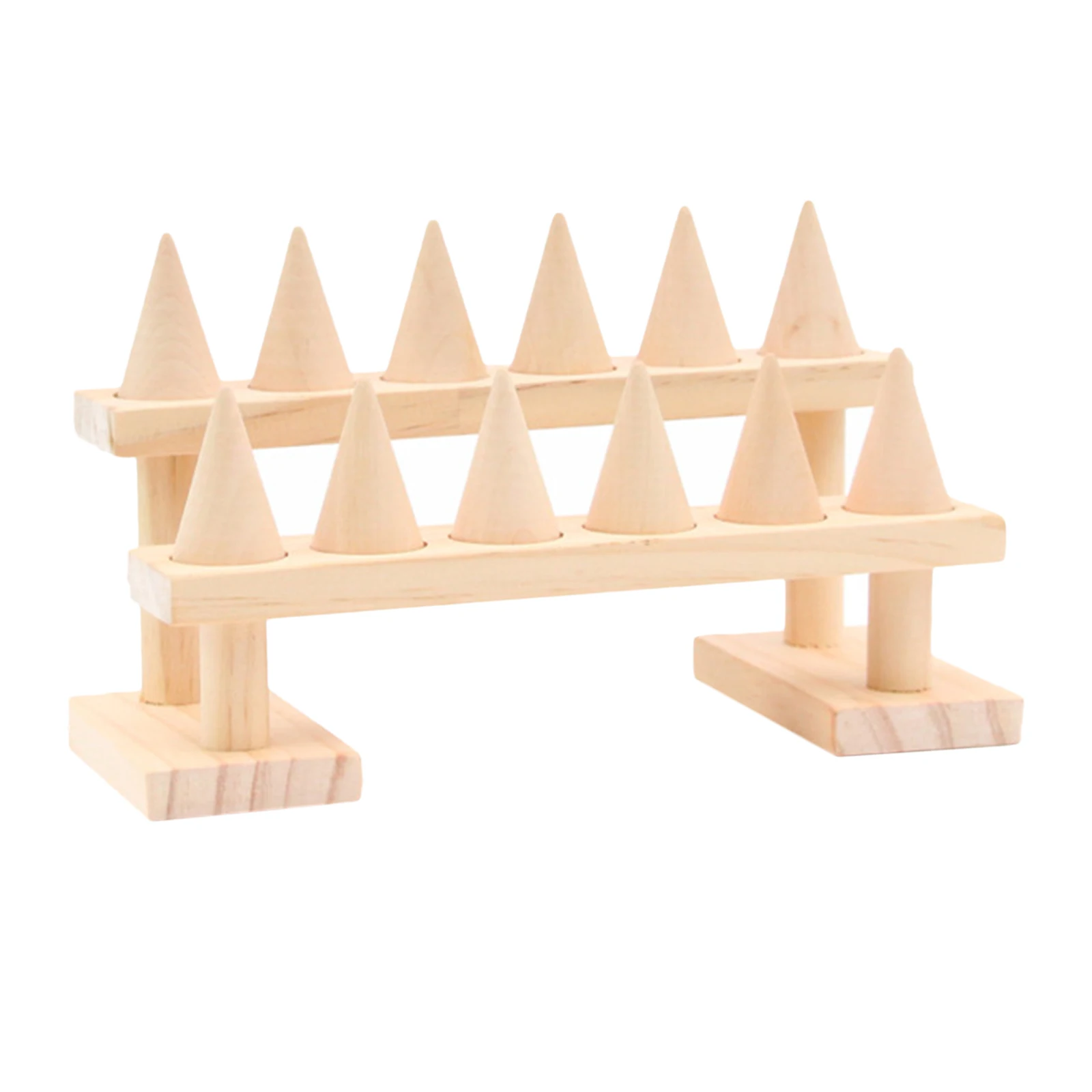

Wooden Showcase Organizer for Display Drawer Jewelry Storage Wedding Ring
