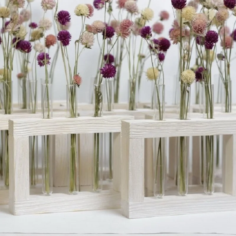 Тестовая трубка плантаторная ваза цветочные горшки настольный декор террариума