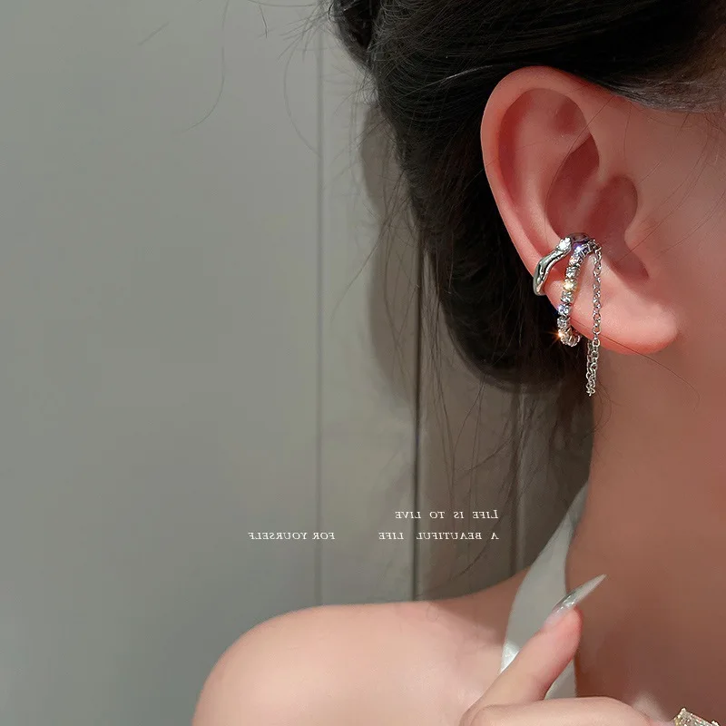 Зажим для ушей без отверстий в японском и южнокорейском стиле | Украшения