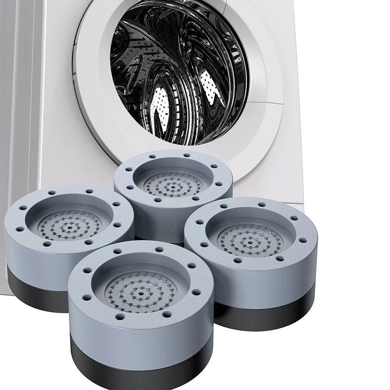 

4Pcs Anti Vibration Pads Washing Machine Rubber Feet Mat Anti-vibration Pad Universal Noise-reducing Furniture Lifting Foot Base