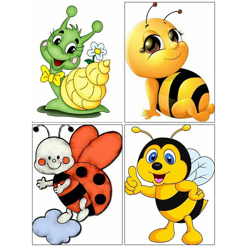 Алмазная вышивка пчела алмазная живопись 5D мозаика мультфильм полный