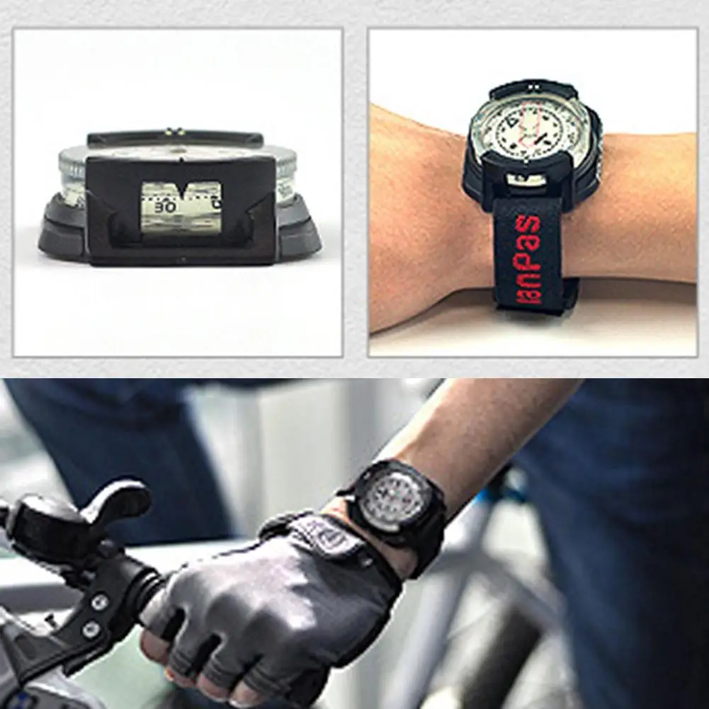 Профессиональные наручные часы с компасом высокой точности водонепроницаемые