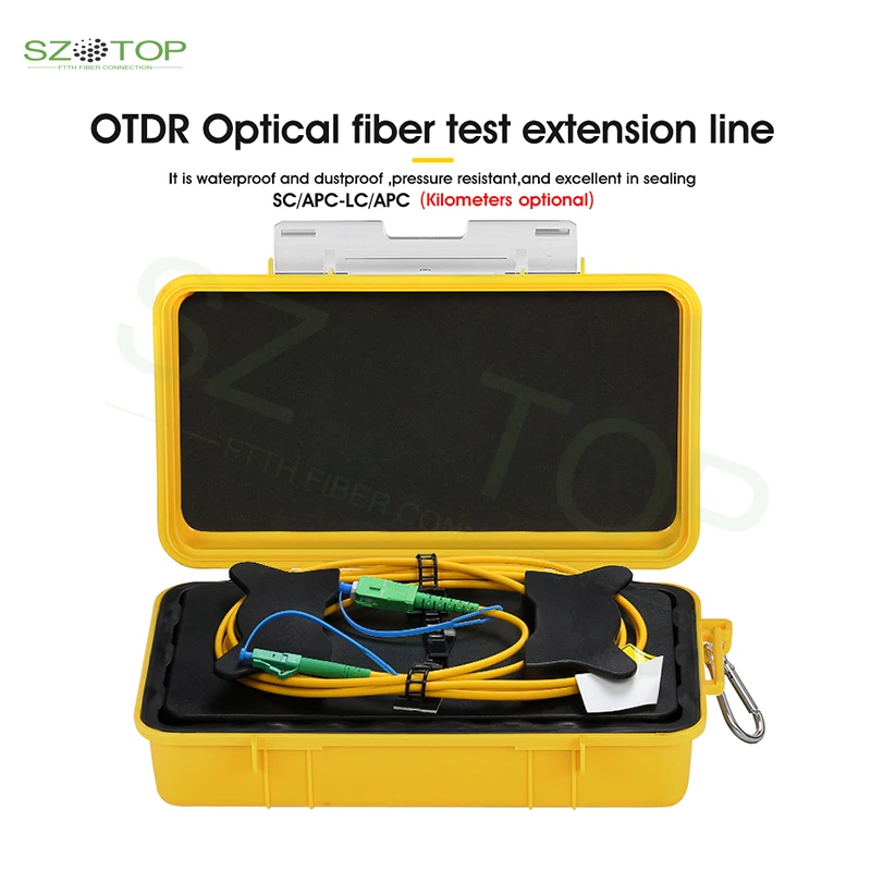 

Бесплатная доставка, SC APC-LC APC, кабель запуска OTDR, 500 м, 1 км, 2 км, кабель-удлинитель OTDR, одномодовый волоконно-оптический тестер