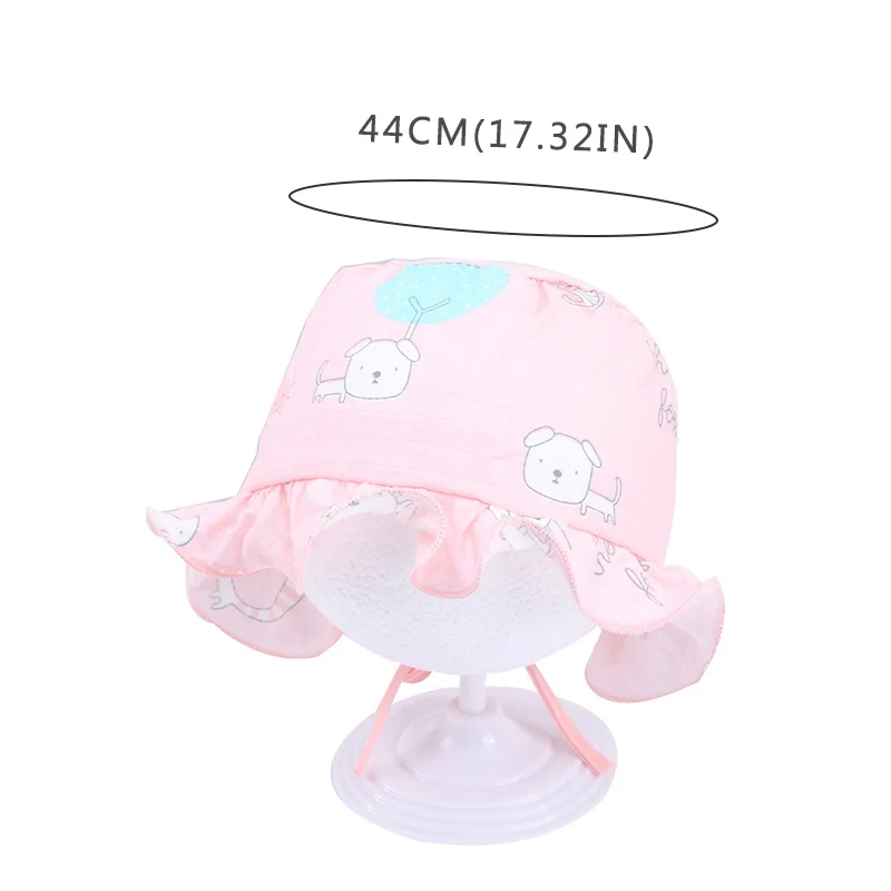 Панама детская хлопковая мягкая пляжная шапка с мультяшными животными для