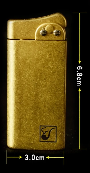 XGQ C009 62gbrass винтажная керосиновая труба пружинная зажигалка с оригинальной деревянной коробкой