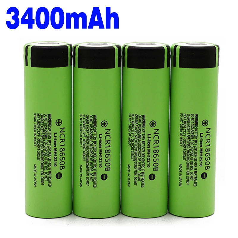NCR18650B 3,7 v 3400 mah 18650 литиевая аккумуляторная батарея для Panasonic фонарик батареи