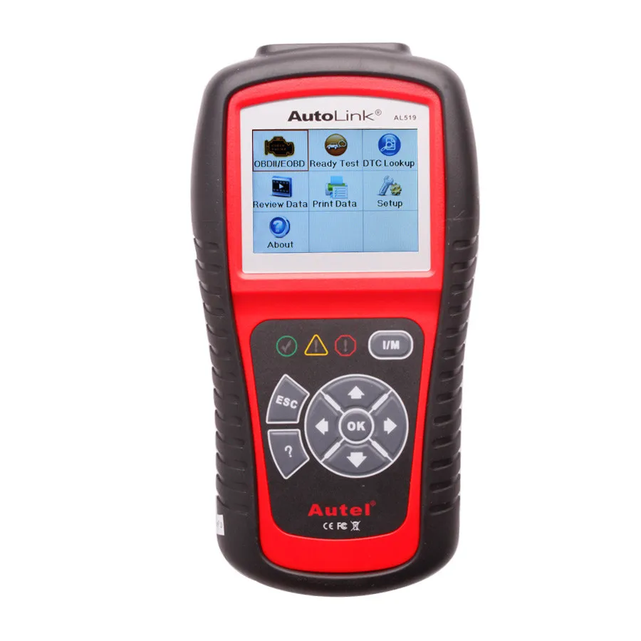 Оригинальный Autel Автоссылка AL519 OBD диагностический сканер EOBD обновление онлайн