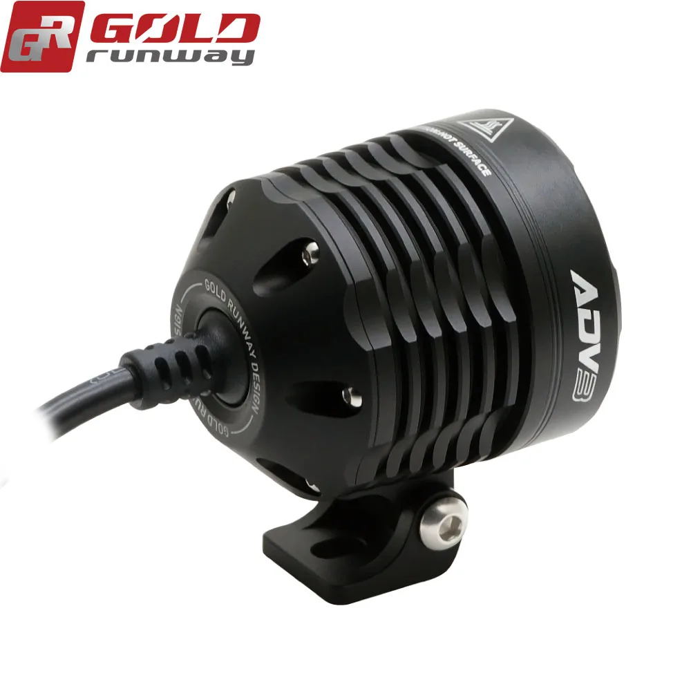 Goldrunway GR ADV3 Черный ЧПУ Алюминий 2 3 дюймов 30X 3000LM 6000K VPL V5 MC мотоцикл привело
