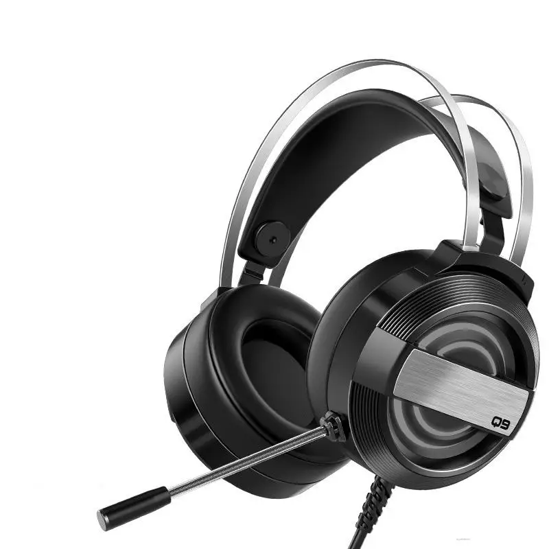

USB Wired Headset With Microphone Noise Reduction Video Game Headphone