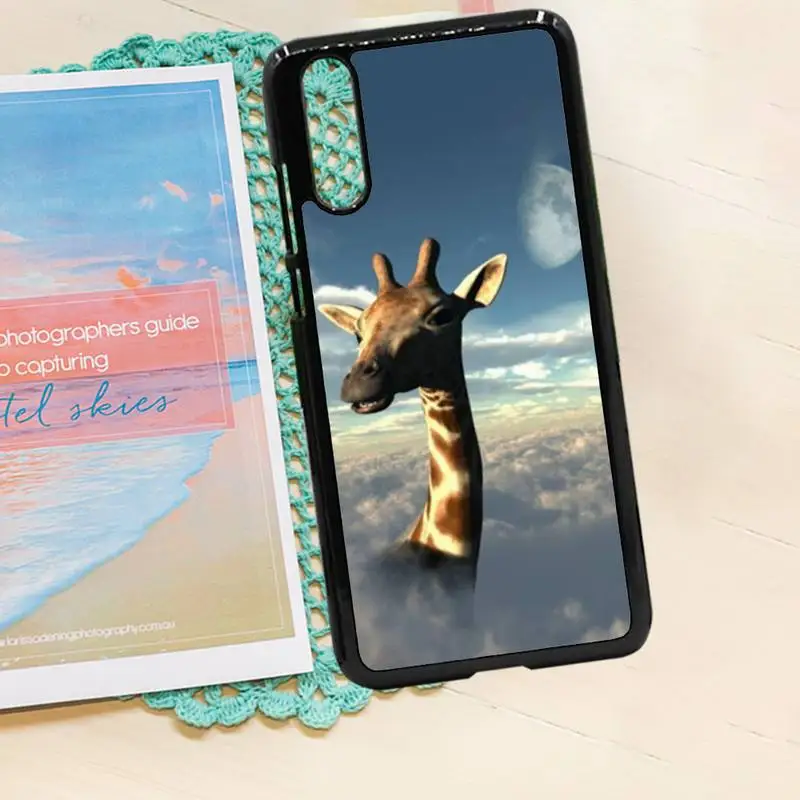 

Giraffe animal cute and funny Phone Case PC for iPhone 11 12 pro XS MAX 8 7 6 6S Plus X 5S SE 2020 XR