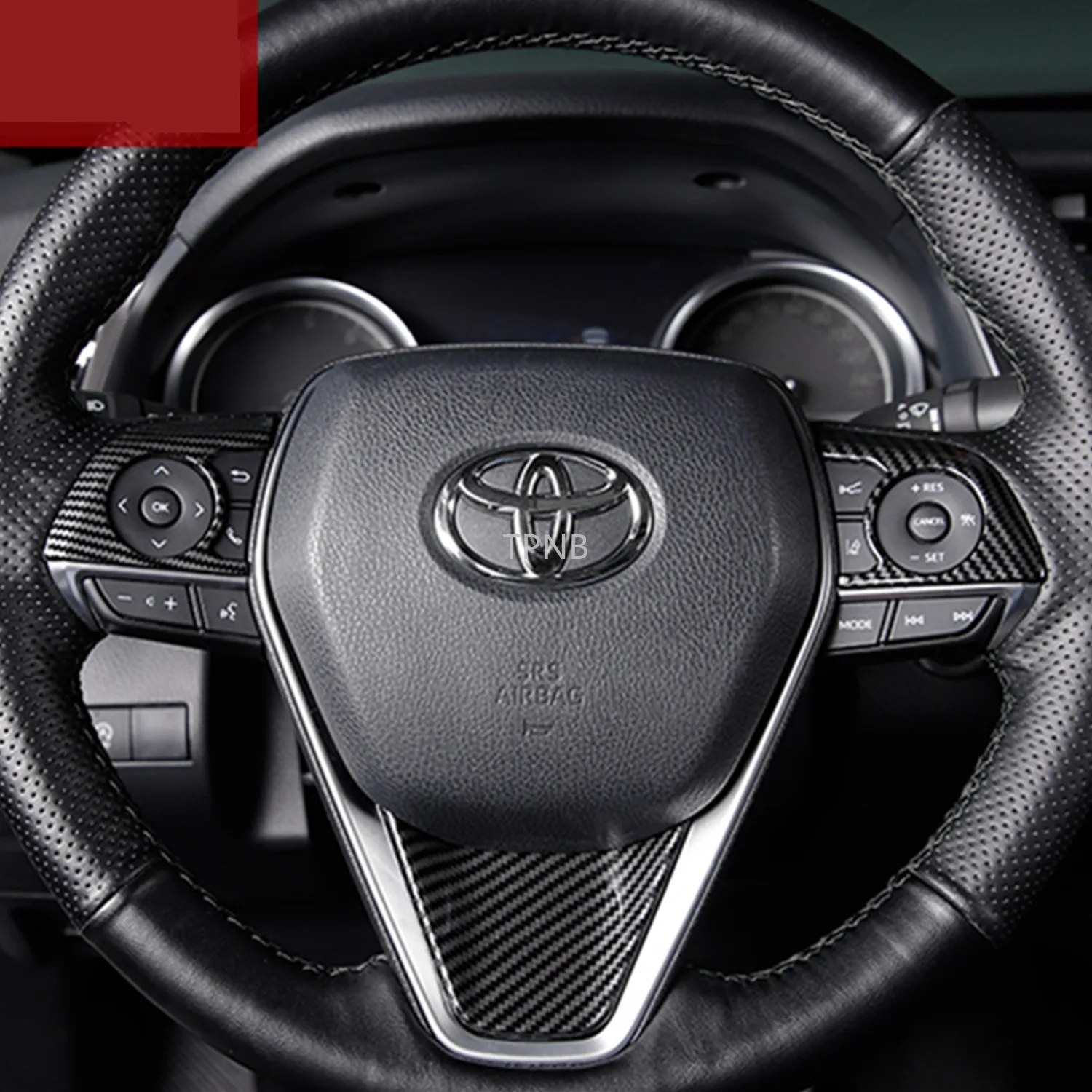 3 шт. декоративная накладка на руль для Toyota Camry 8th мультимедийные аксессуары
