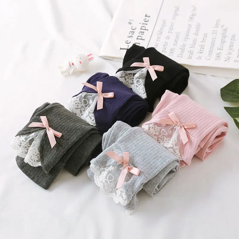 Штаны для девочек весенне-осенние детские модные хлопковые леггинсы брюки