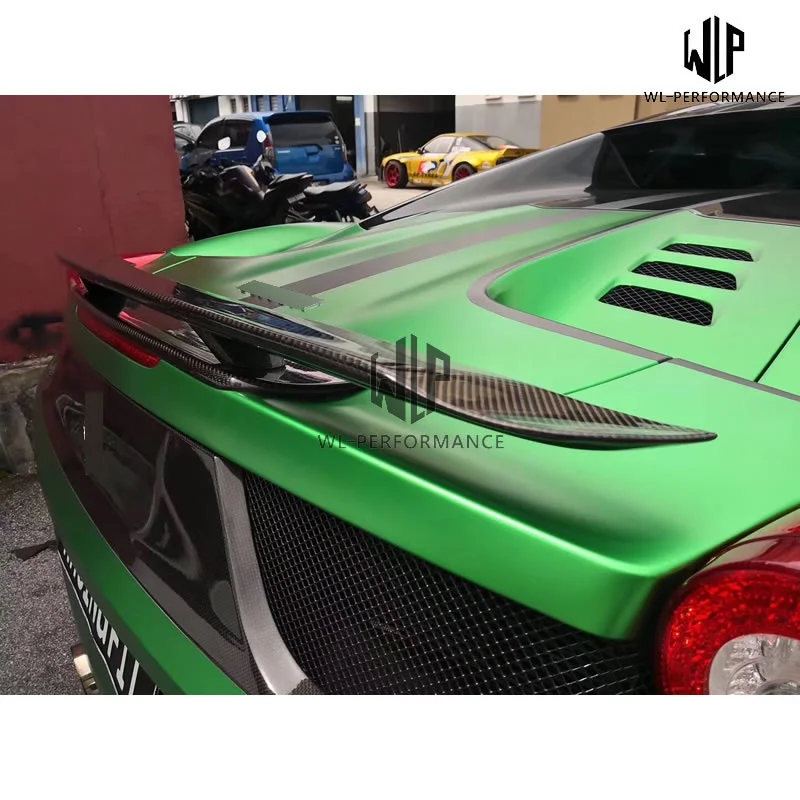 458 комплект кузова автомобиля Frp Неокрашенный передний разветвитель губ задний