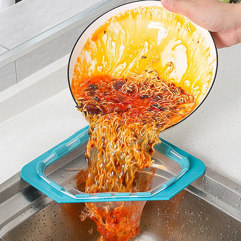 Kitchen Triangular Sink Strainer Drain Vegetable Fruit Drainer Basket Suction Cup Rack For Storage Filter Shelf | Дом и сад