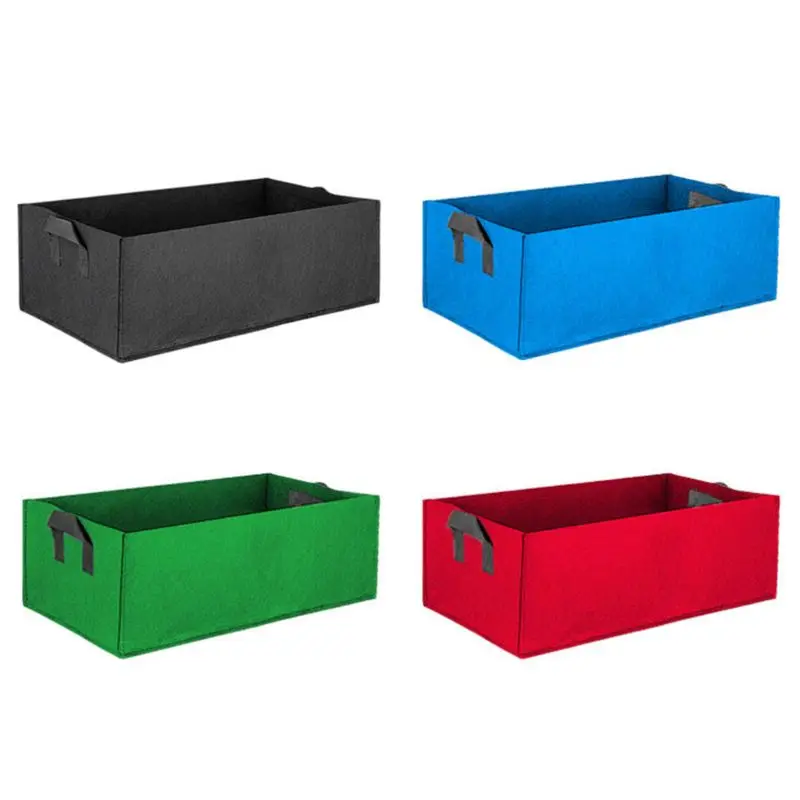 4 Больших Прямоугольных пакета для выращивания овощей в простом стиле садовые